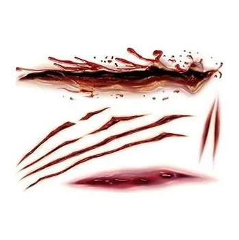 Odstranitelné tetování Nalepovací rány a jizvy - sada tetovaček