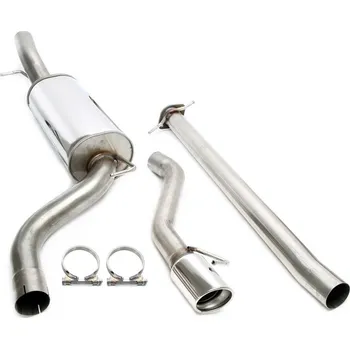 Autodíl TA Technix sportovní nerezový catback výfuk Ford Focus I RS 2.0T 158kW, 1x 100 mm rovná nerezová koncovka s pertlem