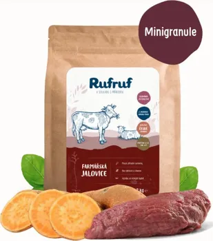 Krmivo pro psa Rufruf Farmářská jalovice minigranule 6 kg