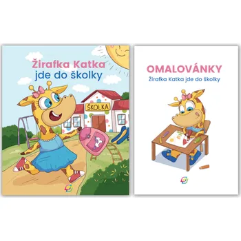 omalovánky INFRA Žirafka Katka jde do školky – kniha + omalovánky