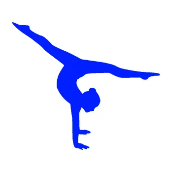 Samolepicí dekorace na vozidlo Gymnastka 005 pravá (19 - modrá dynamic) SAMOLEPKA NA AUTO, NÁLEPKA, FÓLIE, POLEP, TUNING, VLASTNÍ TEXT, TISK, AUTOSAMOLEPKY.cz, POLEPY, OBRÁZEK, LOGO, 3D STICKERS