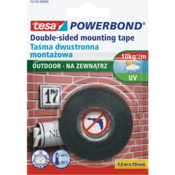 Lepicí páska OBOUSTRANNÁ LEPICÍ PÁSKA PRO VENKOVNÍ PRÁCI (10 kg; 1,5 m X 19 mm)