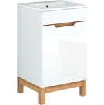 BPS-koupelny Koupelnová skříňka s keramickým umyvadlem Spok 50 P