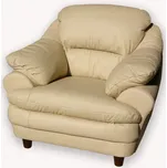 Kožené křeslo Jupiter 1M ořech/K-219…