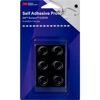 Stavebniny 3M SJ-5009 Bumpon 3M, transparentní, průměr 22,3 mm, výška 10,1 mm, cena za plato 6 ks