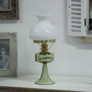 Petrolejová lampa Lampa petrolejová s bílým cylindrem 42cm