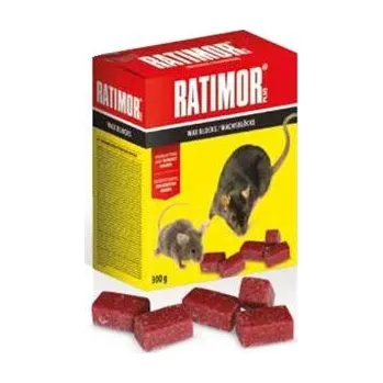 Zahrada UNICHEM RATIMOR bromadiolon parafinové bloky 300 g, Herbicidy