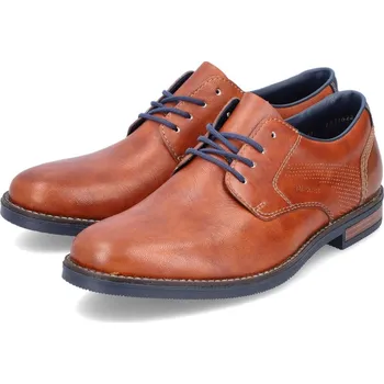 Pánské polobotky Pánská kožená polobotka 13516-22 Rieker hnědá Barva: braun, Velikost: 41