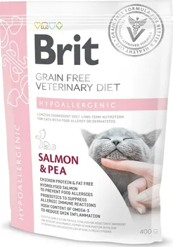 Krmivo pro kočku Brit Veterinary Diet Hypoallergenic Salmon & Pea