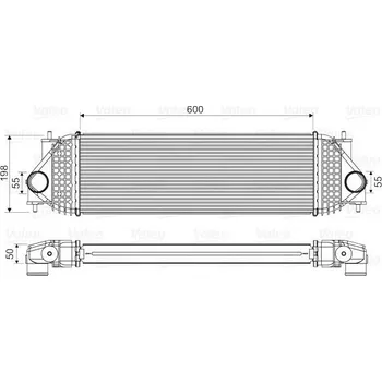 Chladič motoru Chladič turba VALEO 818662