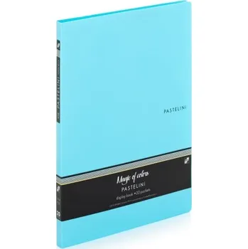 Katalogová kniha A4 PP - PASTELINi modrá - 20 listů - 2-665