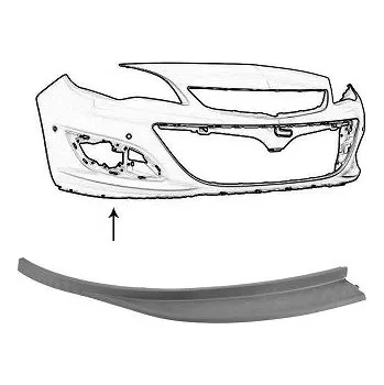 Nárazník Spoiler VAN WEZEL 3753501