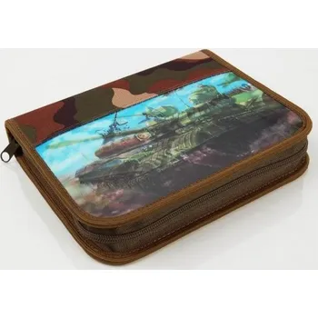 Penál Penál 2 klopy 3D jednotaprový mix motivů Fandy