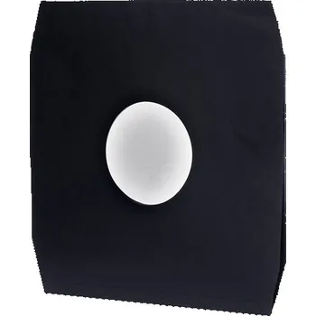 Obalový materiál Vnitřní polylined obal na desky LP 12" (papír + HDPE fólie) 100 ks Černá
