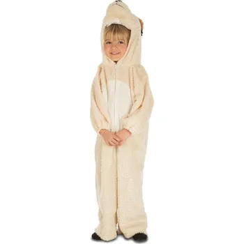 My Other Me Dětský plyšový overal s kapucí Medvěd béžový