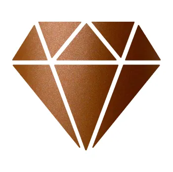 Samolepící dekorace Diamant 001 (44 - měděná metalíza) SAMOLEPKA NA AUTO, NÁLEPKA, FÓLIE, POLEP, TUNING, VLASTNÍ TEXT, TISK, AUTOSAMOLEPKY.cz, POLEPY, OBRÁZEK, LOGO, 3D STICKERS