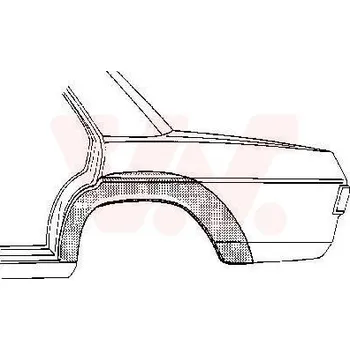 Příslušenství karosérie Boční stěna VAN WEZEL 3003.45