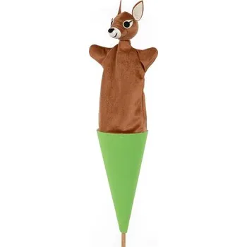 Moravská Ústředna Koloušek 56 cm 3v1, kornoutový maňásek