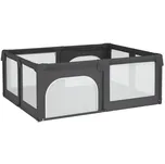 vidaXL Dětská ohrádka se 2 dvířky…