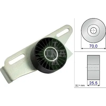 Napínací kladka, žebrovaný klínový řemen INA 531 0868 10