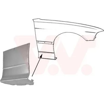 Blatník karosérie Blatník VAN WEZEL 0642156