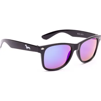 KAŠMIR DĚTSKÉ WAY WD19 černé - skla modro-zelená zrcadlová