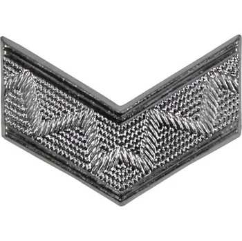 Originál AČR odznak pásky stříbřitý V 11x30