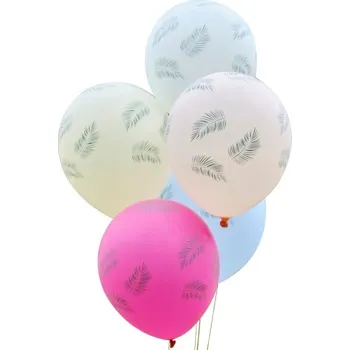 Balónek Ginger Ray Tropical party - Balónky latexové Palmové listy 30 cm 5 ks