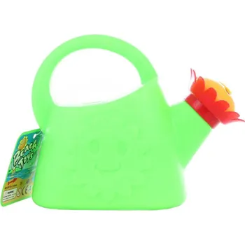 Konvička na vodu 21cm kropítko květinka zelená plast