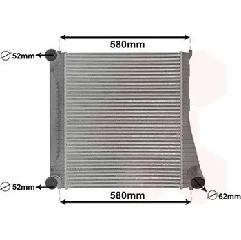 Chladič motoru intercooler 3.0TD [495*593*40]