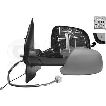 Auto zrcátko Vnější zpětné zrcátko VAN WEZEL 5790827