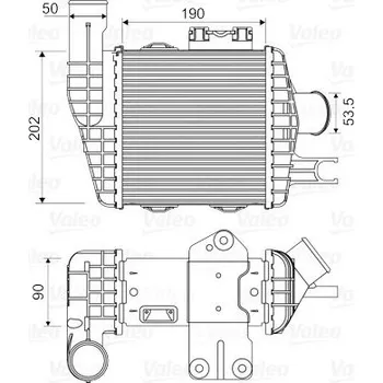 Chladič motoru Chladič turba VALEO 818349