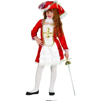 Karnevalový kostým Guirca Dáma mušketýrka dětský kostým Velikost: 10-12 let