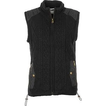 Dámská vesta Vlnka Dámská vlněná vesta černá velikost oblečení L