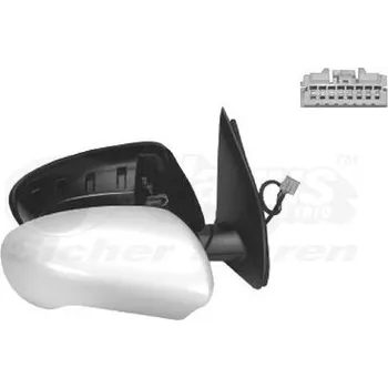 Auto zrcátko Vnější zpětné zrcátko VAN WEZEL 3388818