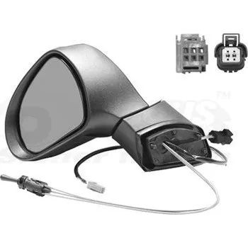 Auto zrcátko Vnější zpětné zrcátko VAN WEZEL 4029803