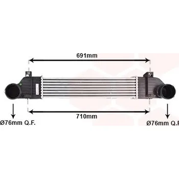 Chladič motoru Chladič turba VAN WEZEL 30004353