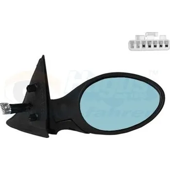 Auto zrcátko Vnější zpětné zrcátko VAN WEZEL 0156806