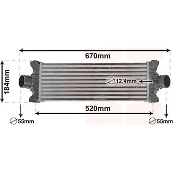 Chladič motoru intercooler 2.2TDCi