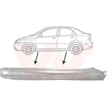 Prah karosérie Nástupní panel VAN WEZEL 0815103
