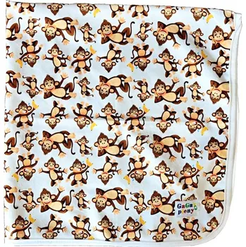 Přebalování GaGa's podložka Hnědé opice minky