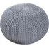 Taburet Moebel Living Fluffy 50 cm pletený puf