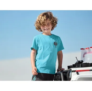 Chlapecké tričko Tričko e.s.trail, dětská velikost 110/116 lazuritová tyrkysová/antracit Strauss