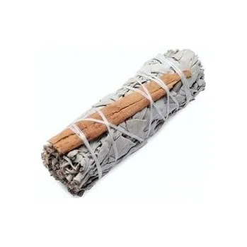 Vonná tyčinka Svazek - Šalvěj bílá a skořice - 10 cm