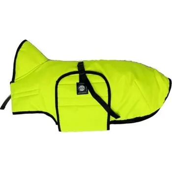 Zimní vesta JEDNOBAREVNÁ neonově zelená varianta 25 cm