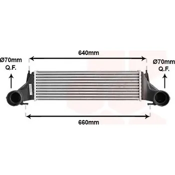 Chladič motoru Chladič turba VAN WEZEL 06004421
