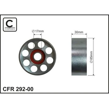 Napínací kladka, žebrovaný klínovy řemen CAFFARO 292-00