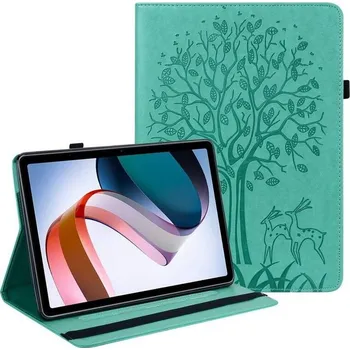 Pouzdro na tablet Tree zavírací pouzdro na tablet Xiaomi Redmi Pad 10.6 - zelené