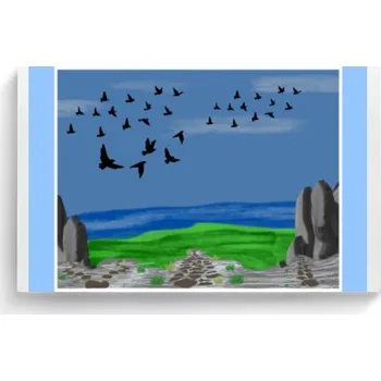 Obraz Fotoplátno 3:2 s potiskem Obraz Pohled Krajina