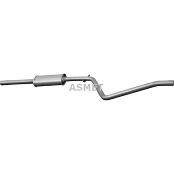 Tlumič výfuku Přední tlumič výfuku ASMET 10.100